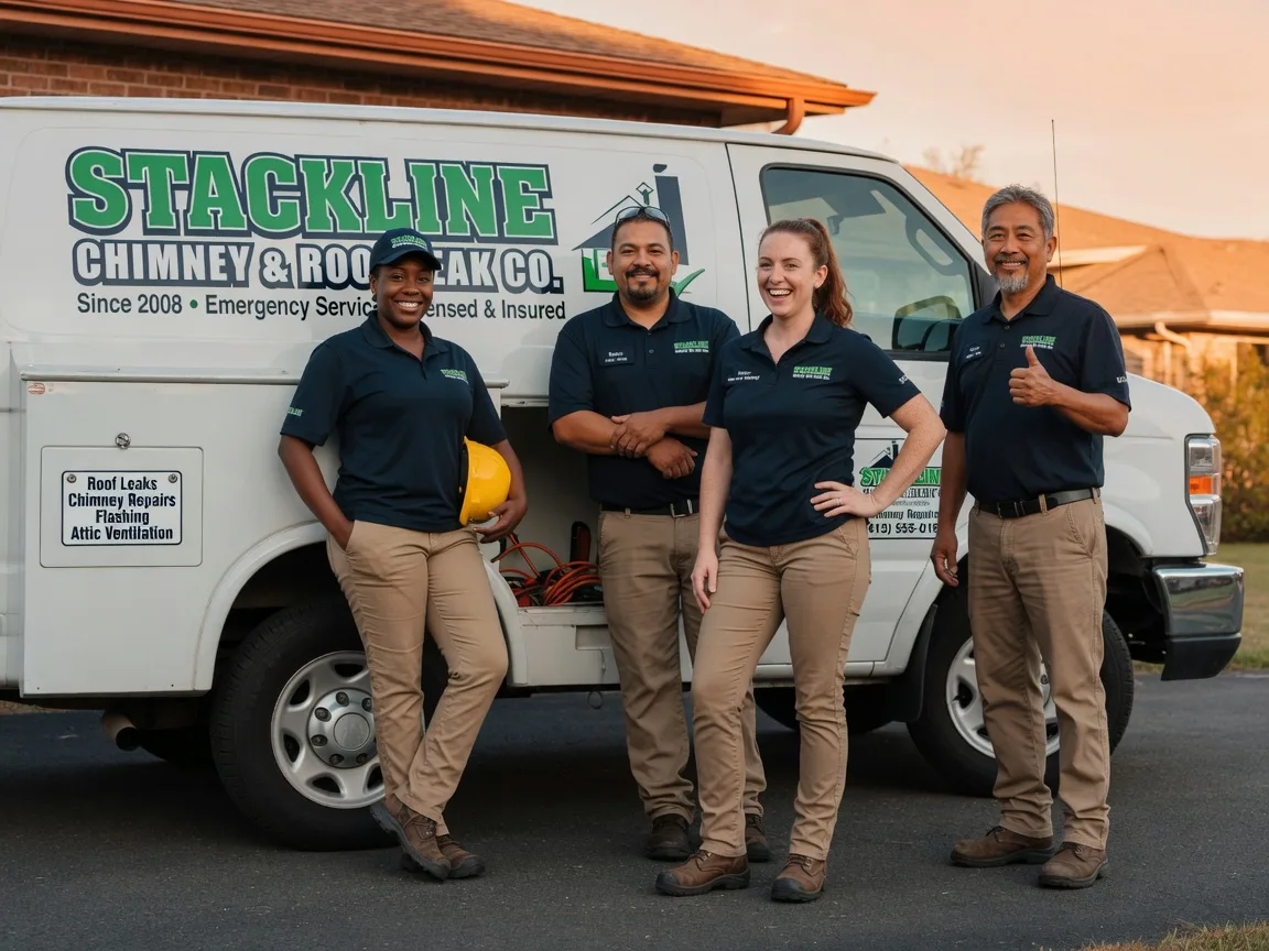 Chimney flashing repair company in Emington, IL